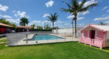 cerca para piscina instalada em Mairinque SP