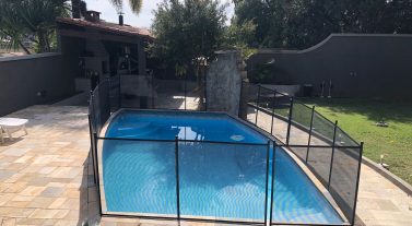 Piscina segura para crianças e pets